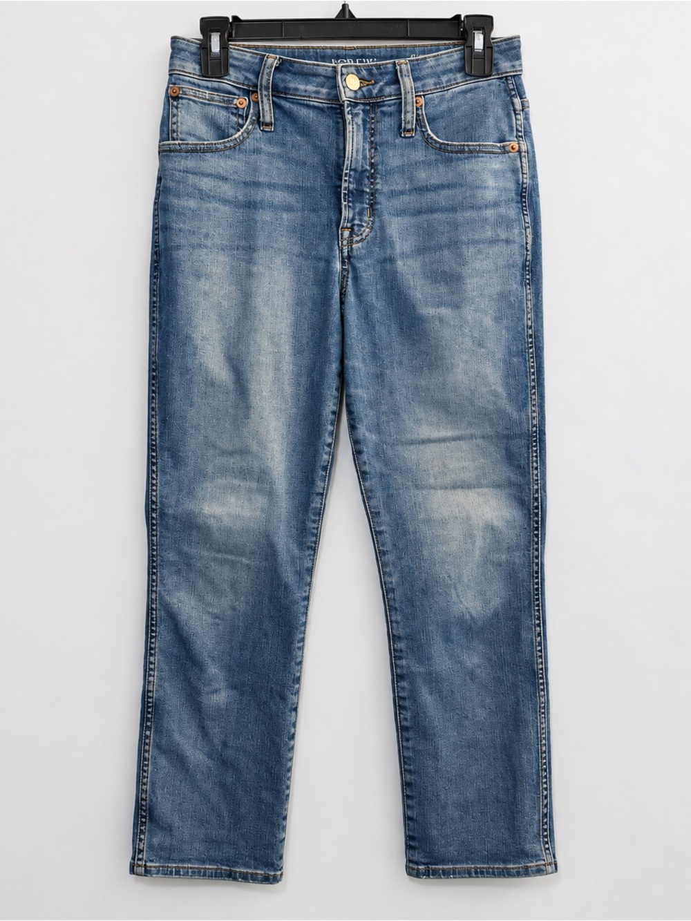 J. Crew Medium Blue Straight-Leg Jeans